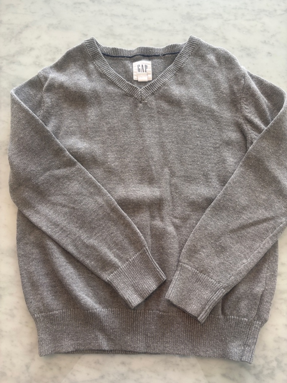 GAP Kids Gray V-Neck Sweater